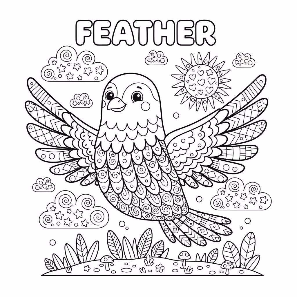 coloriage pour enfant à télécharger, niveau intermédiaire.
