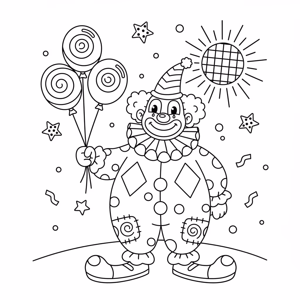 coloriage pour enfant à télécharger, niveau intermédiaire.
