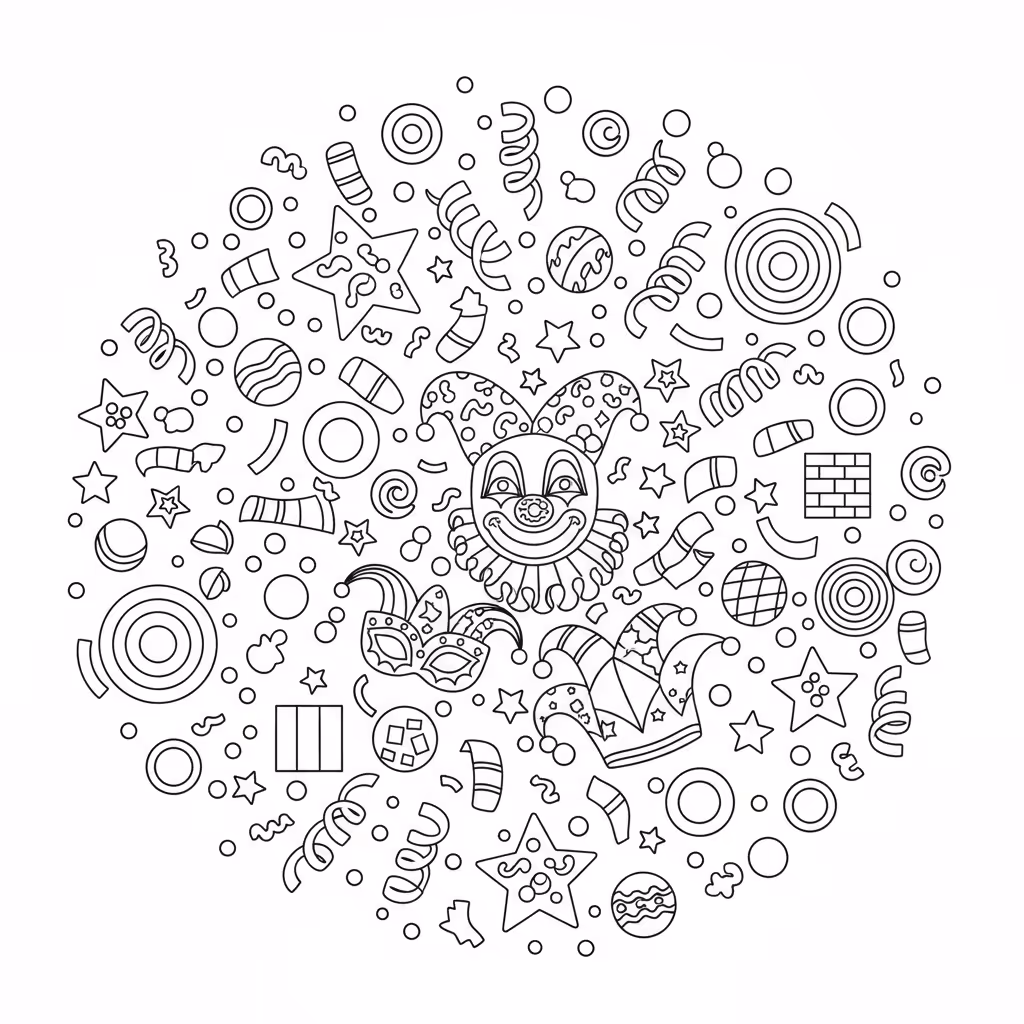 coloriage pour enfant à télécharger, niveau intermédiaire.