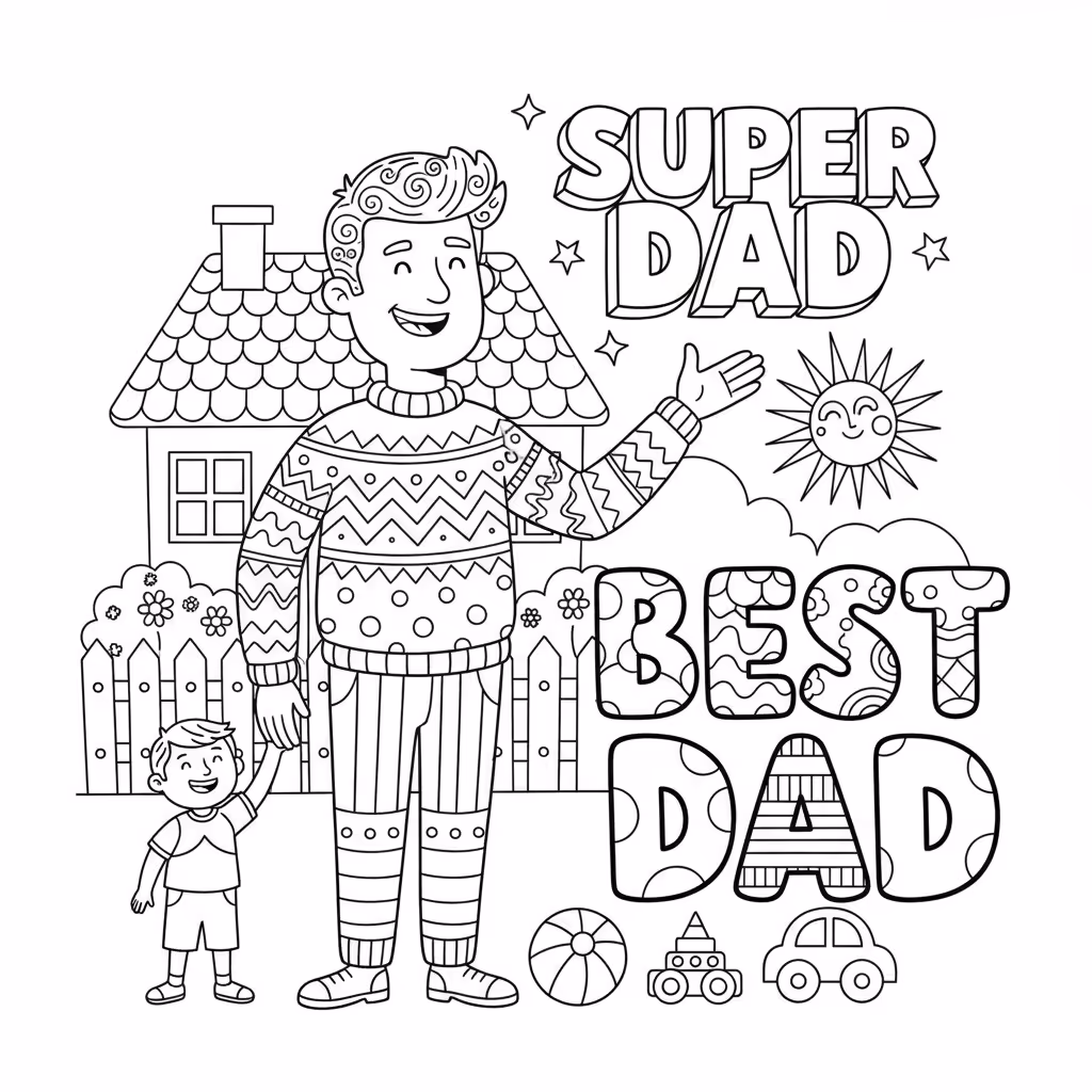 coloriage pour enfant à télécharger, niveau intermédiaire.