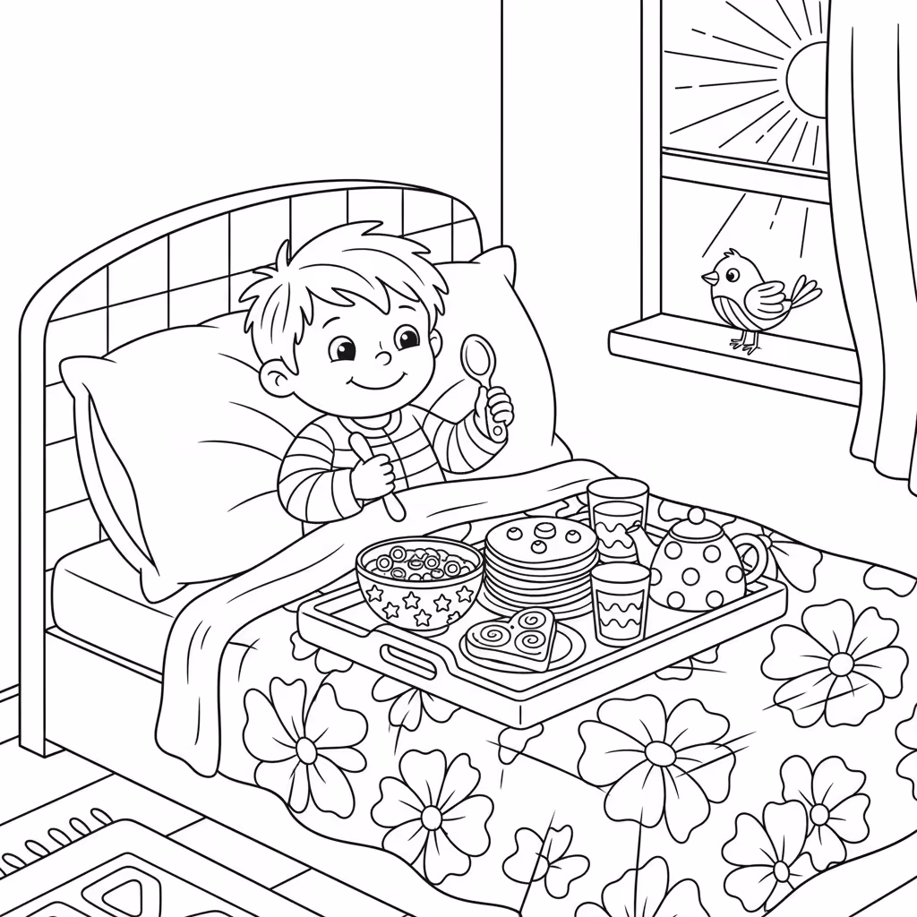 coloriage pour enfant à télécharger, niveau intermédiaire.