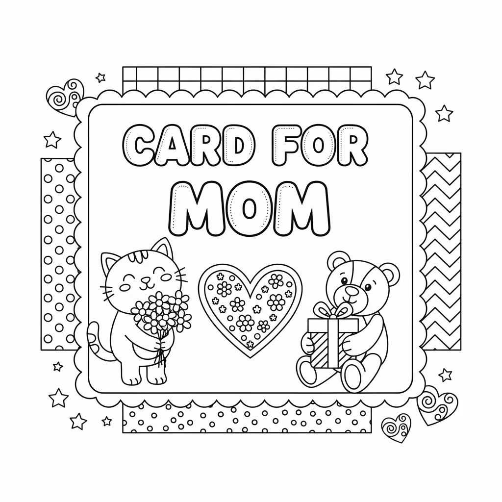 coloriage pour enfant à télécharger, niveau intermédiaire.