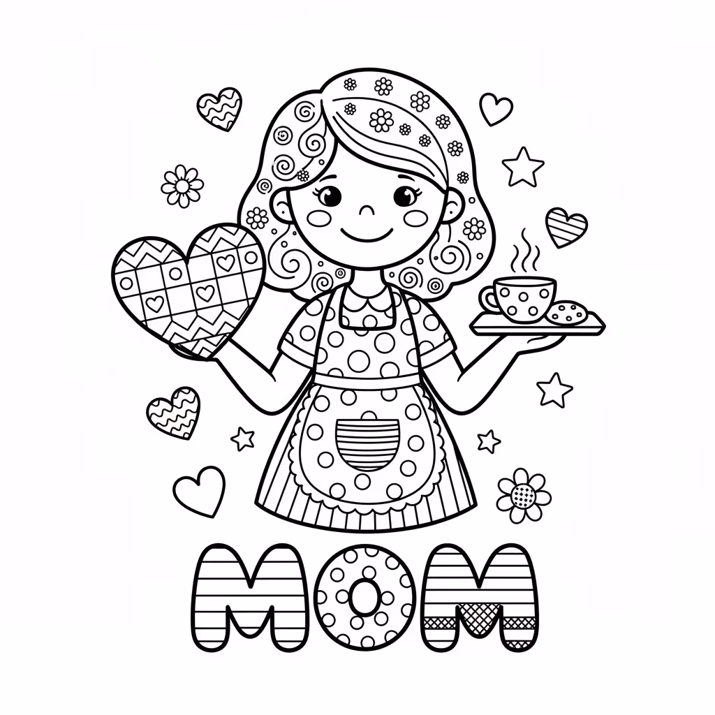 coloriage pour enfant à télécharger, niveau intermédiaire.