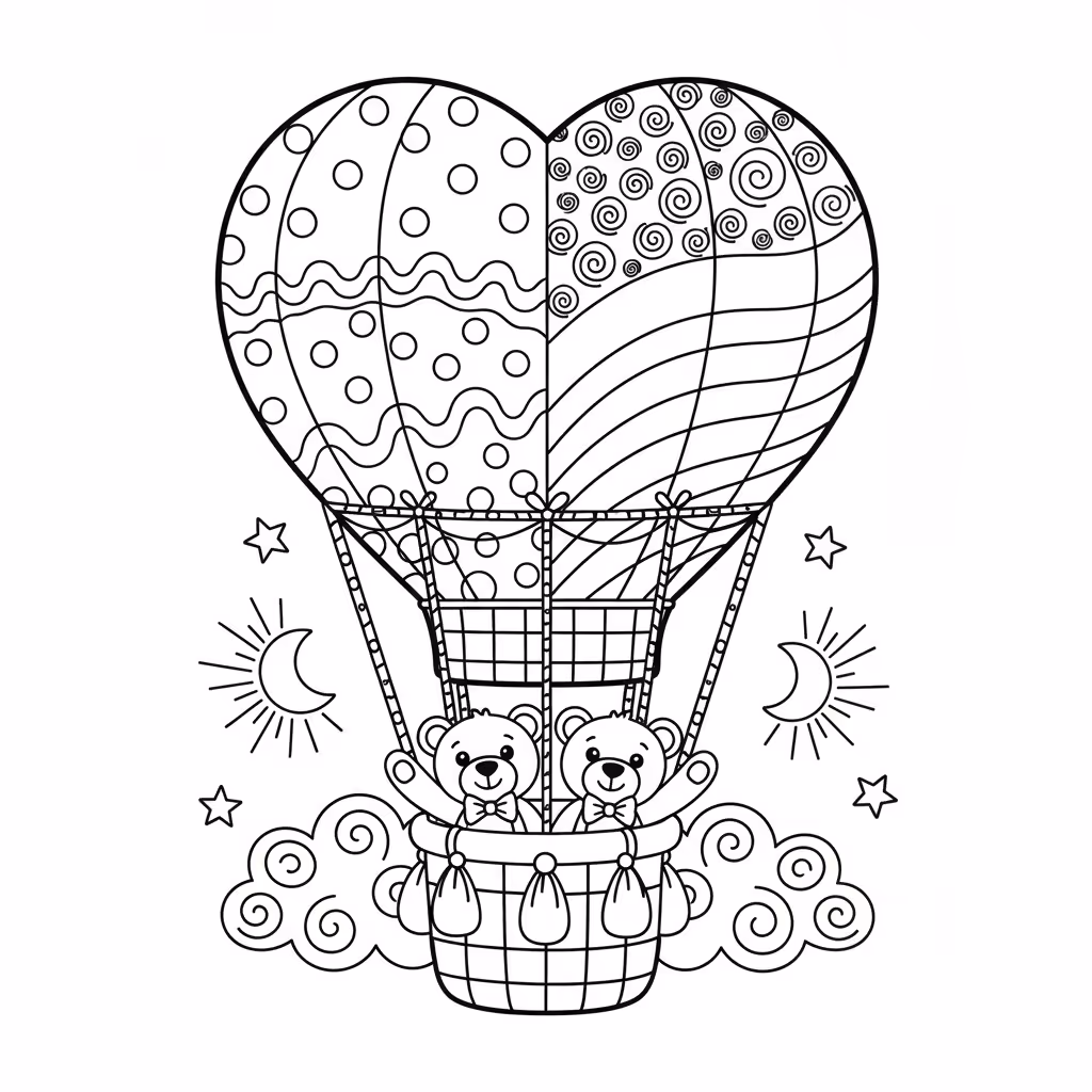 coloriage pour enfant à télécharger, niveau intermédiaire.