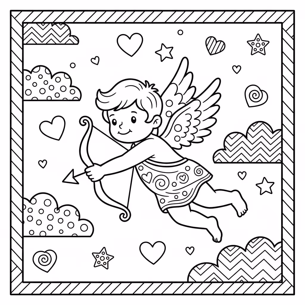 coloriage pour enfant à télécharger, niveau intermédiaire.