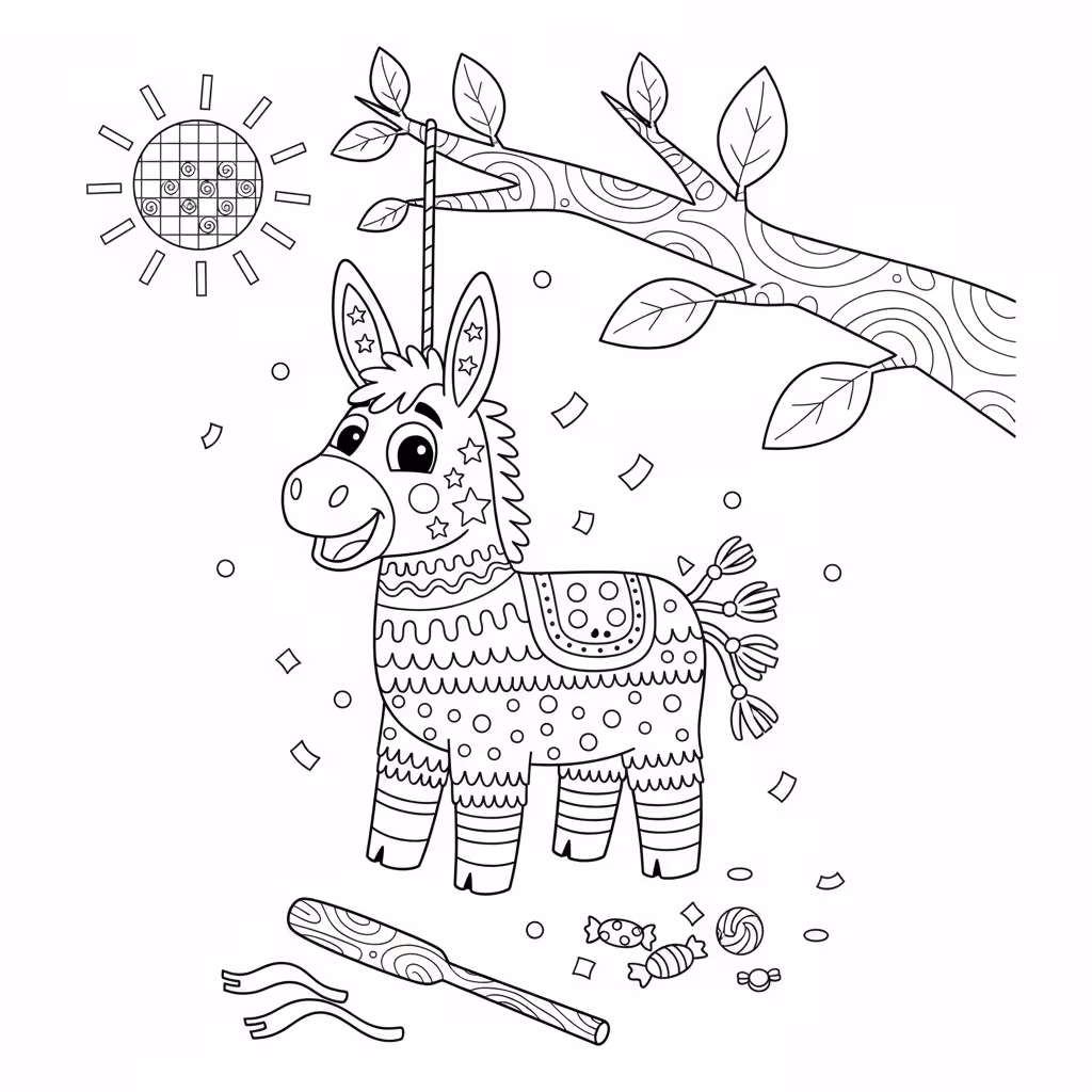 coloriage pour enfant à télécharger, niveau intermédiaire.
