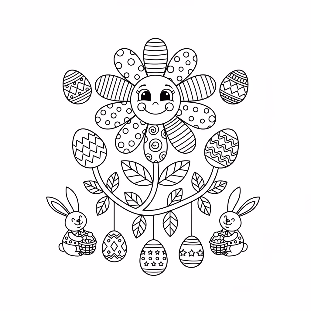 coloriage pour enfant à télécharger, niveau intermédiaire.