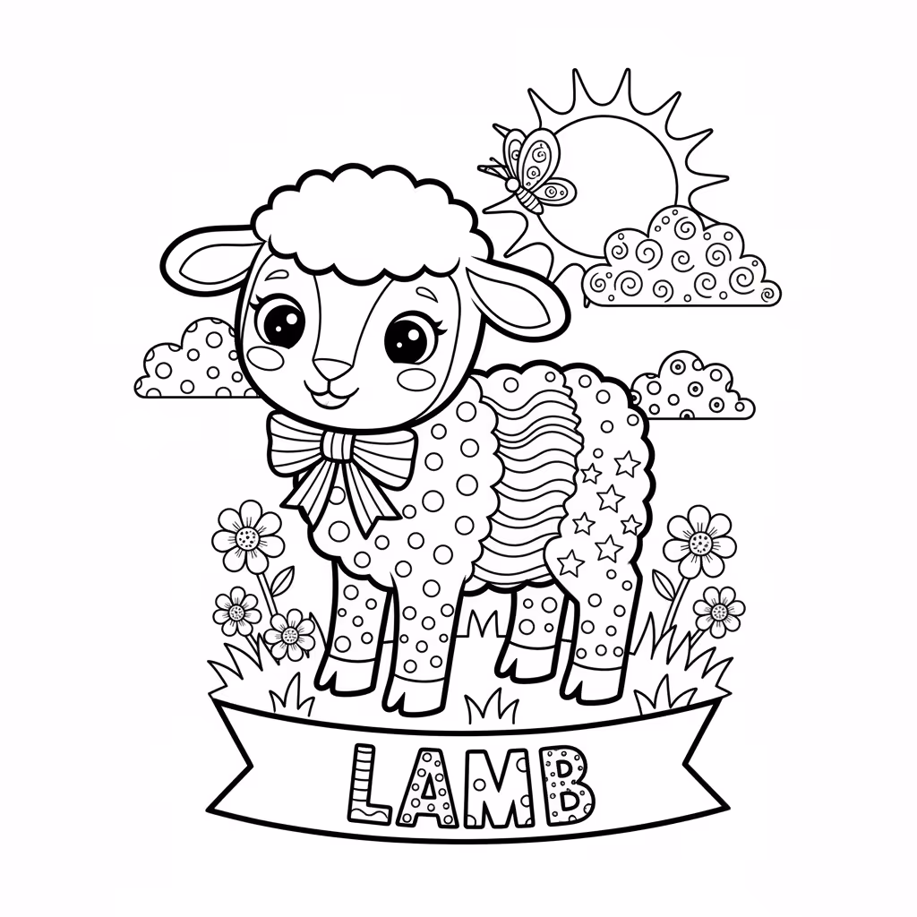 coloriage pour enfant à télécharger, niveau intermédiaire.
