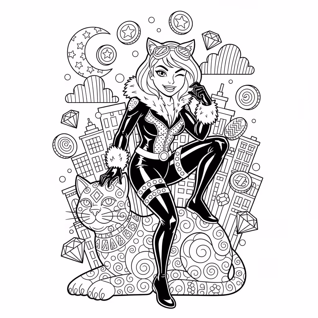 coloriage pour enfant à télécharger, niveau intermédiaire.