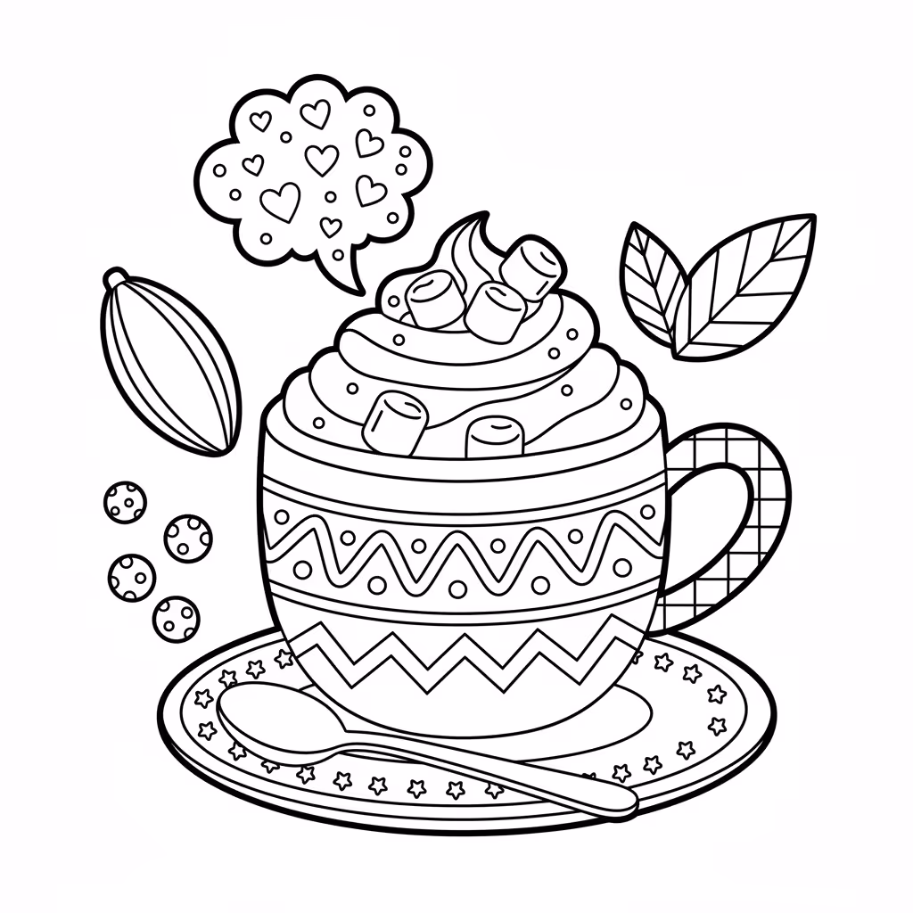 coloriage pour enfant à télécharger, niveau intermédiaire.