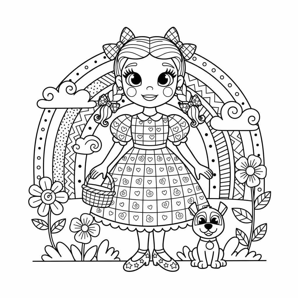 coloriage pour enfant à télécharger, niveau intermédiaire.