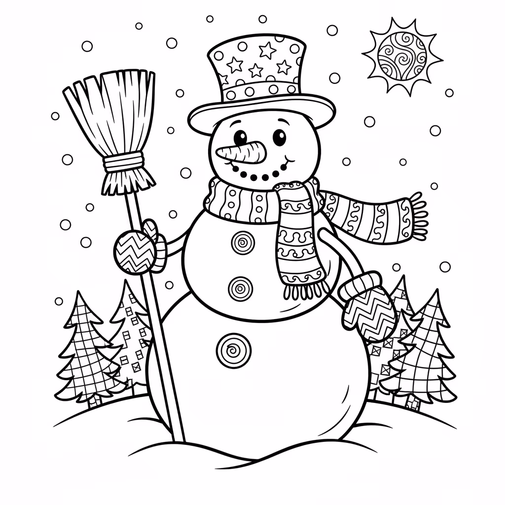 coloriage pour enfant à télécharger, niveau intermédiaire.