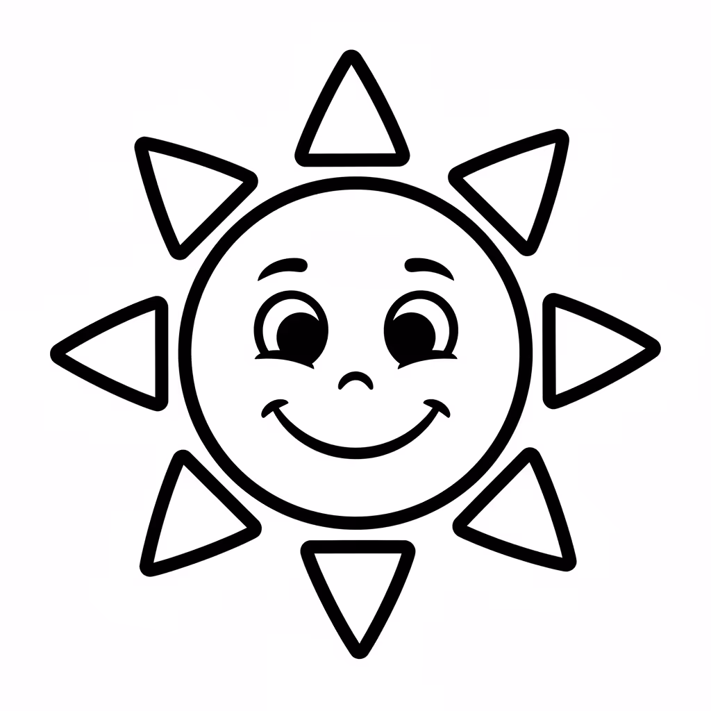 coloriage pour enfant à télécharger, niveau facile.