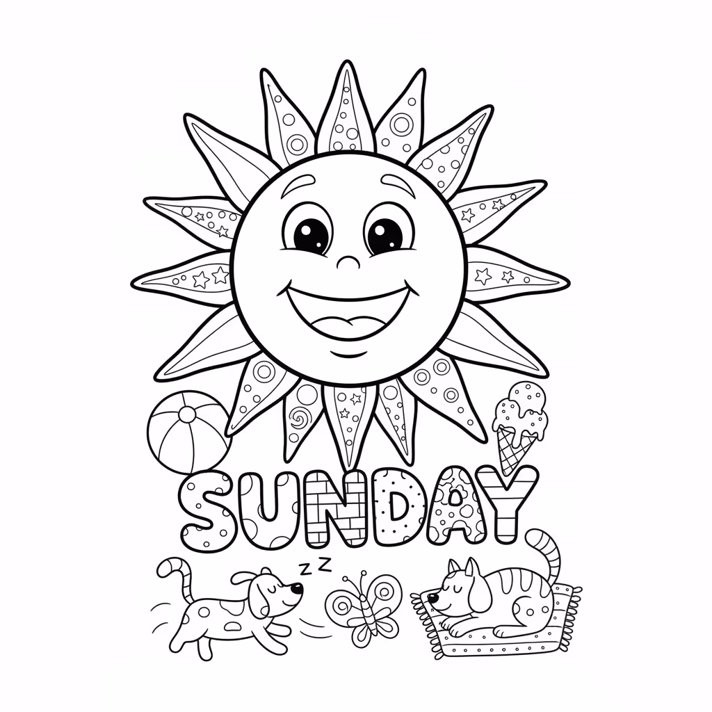 coloriage pour enfant à télécharger, niveau intermédiaire.