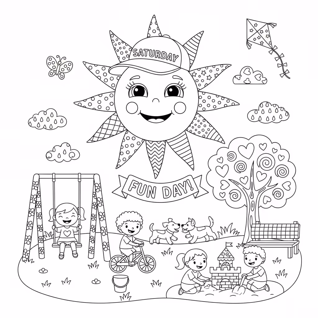 coloriage pour enfant à télécharger, niveau intermédiaire.