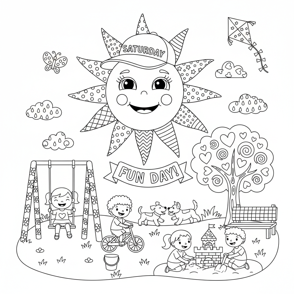 coloriage pour enfant à télécharger, niveau intermédiaire.