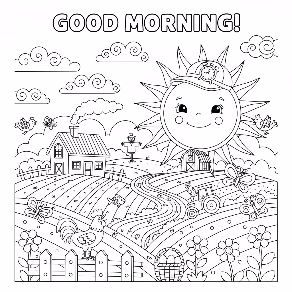 coloriage pour enfant à télécharger, niveau intermédiaire.