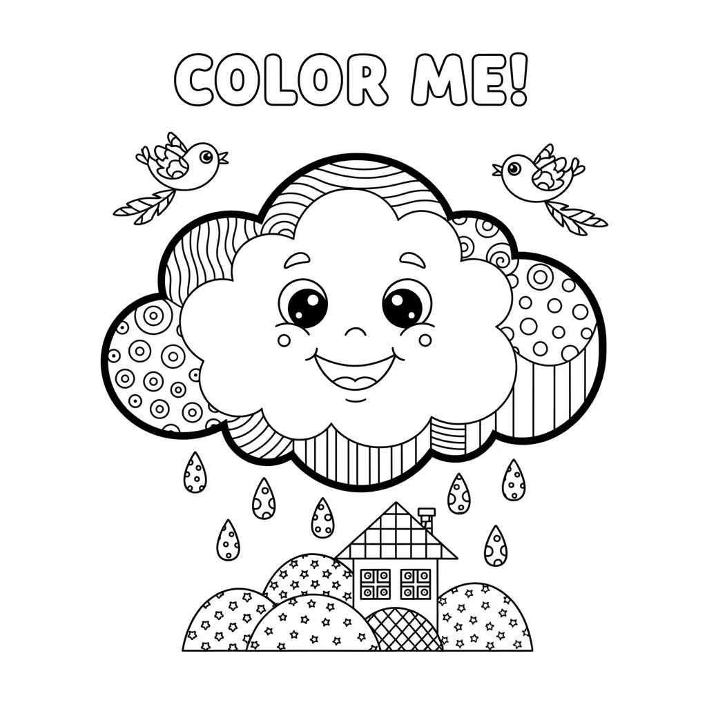 coloriage pour enfant à télécharger, niveau intermédiaire.