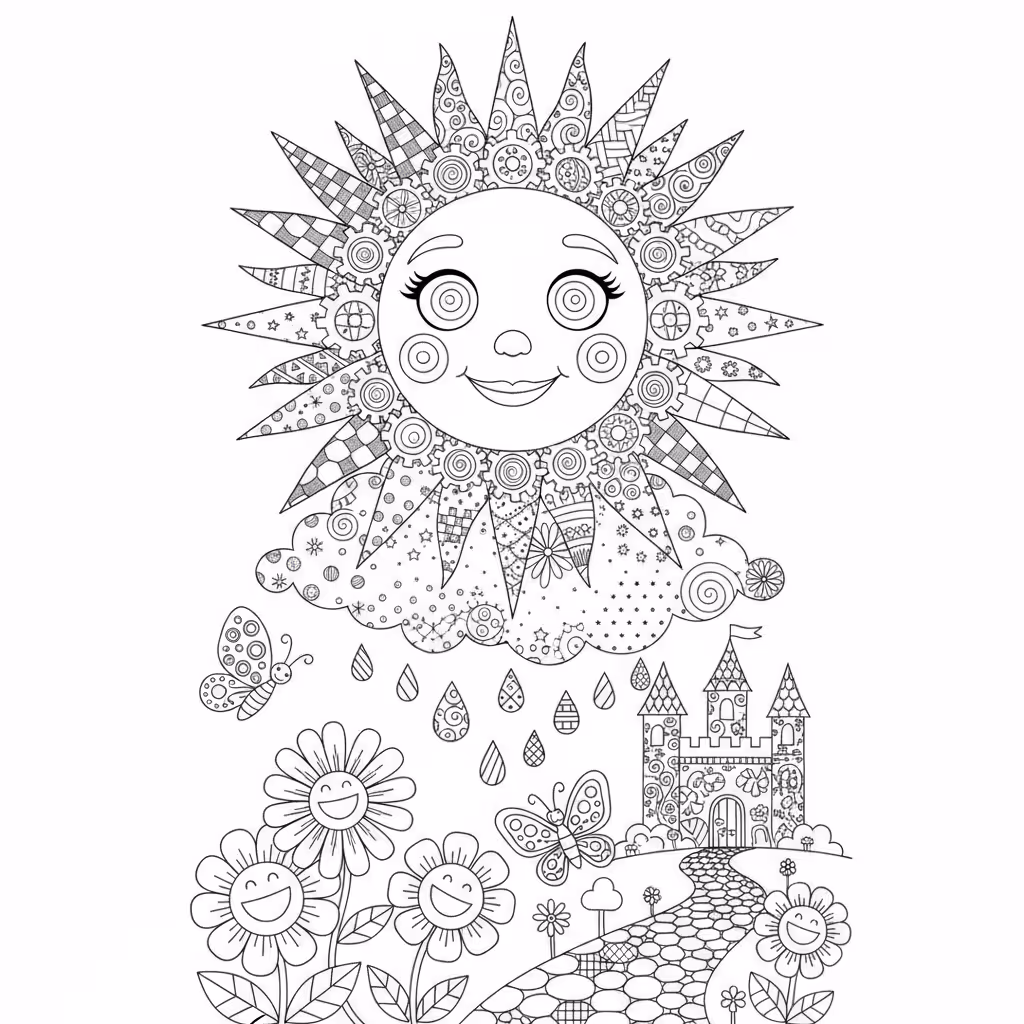coloriage pour enfant à télécharger, niveau facile.coloriage pour enfant à télécharger, niveau difficile.