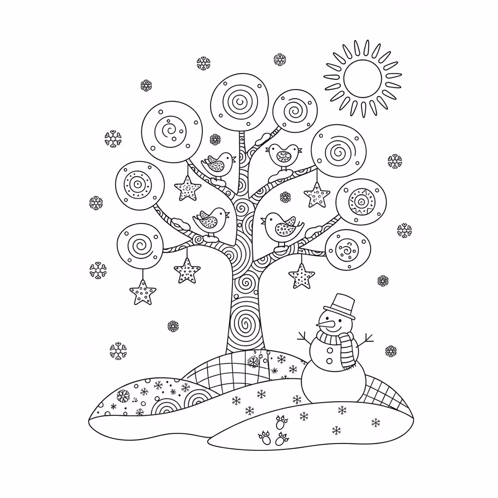 coloriage pour enfant à télécharger, niveau intermédiaire.