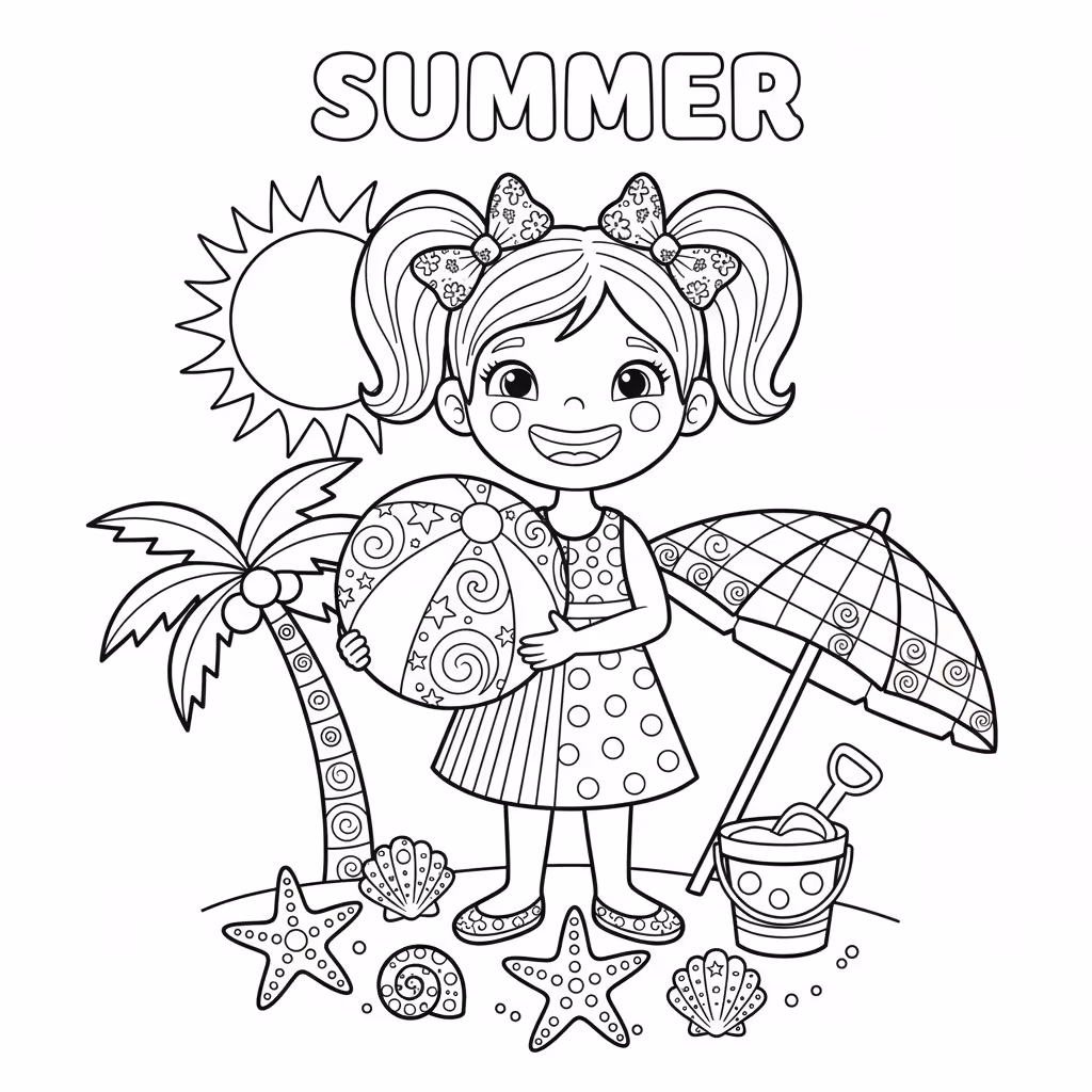 coloriage pour enfant à télécharger, niveau intermédiaire.
