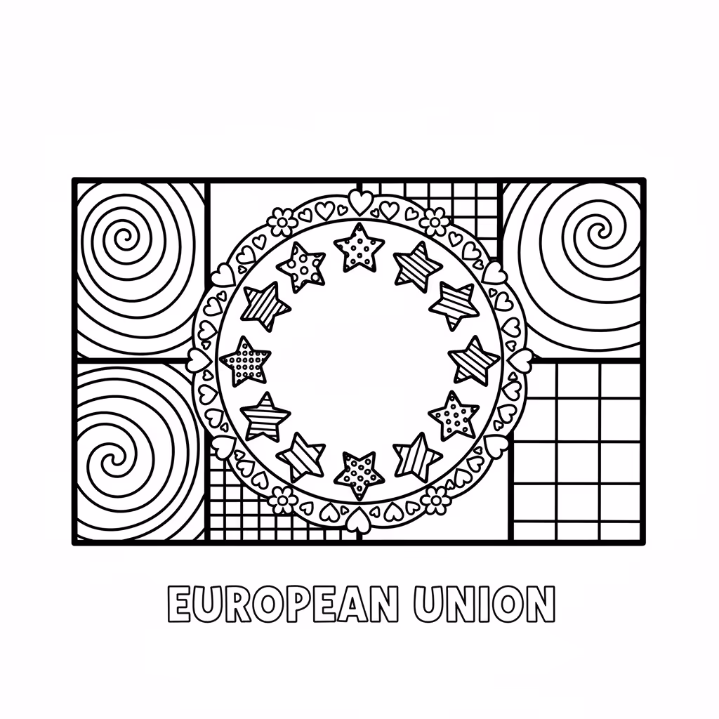 coloriage pour enfant à télécharger, niveau intermédiaire.