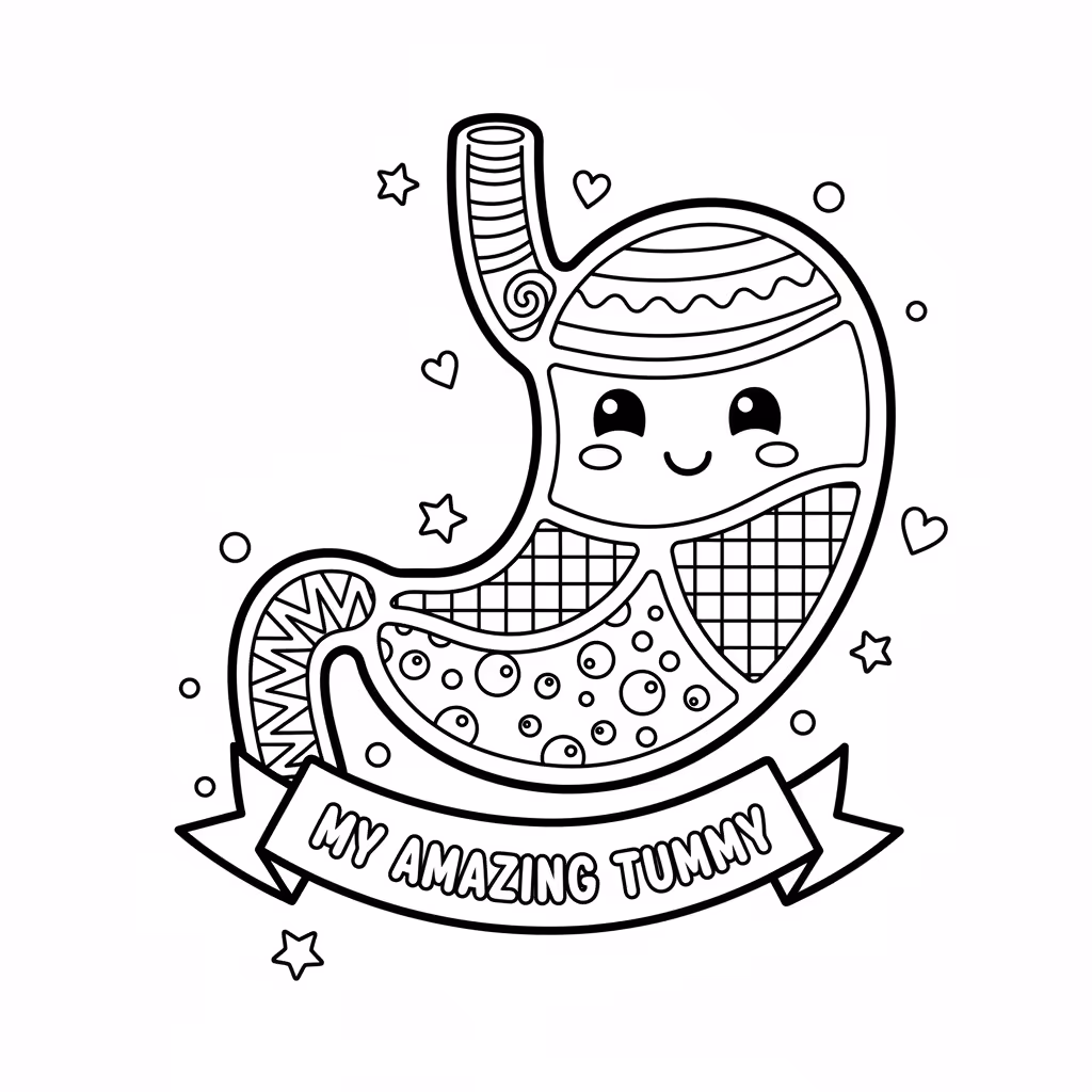coloriage pour enfant à télécharger, niveau intermédiaire.