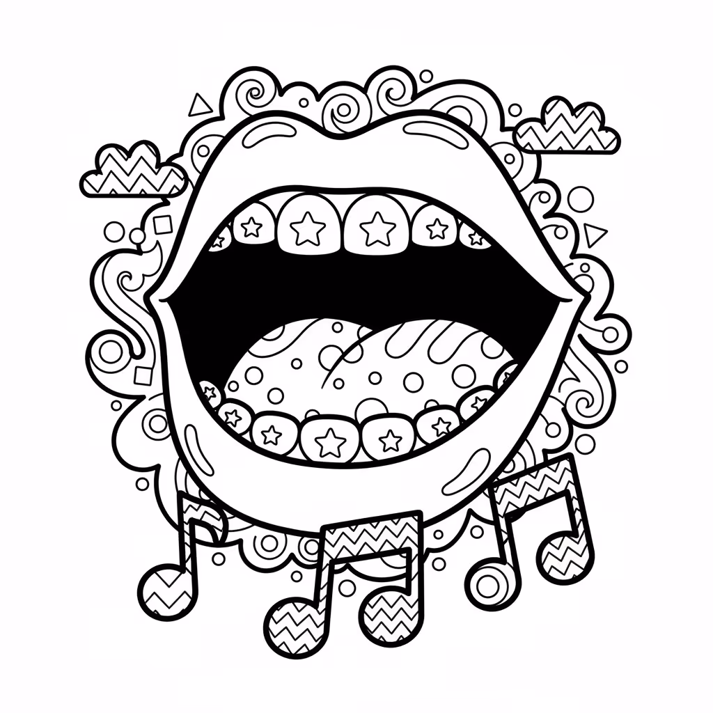 coloriage pour enfant à télécharger, niveau intermédiaire.