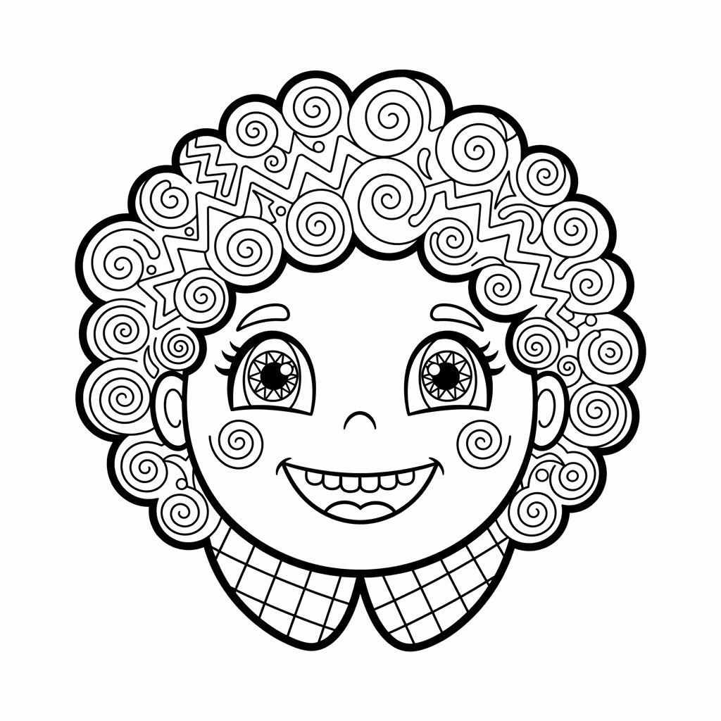 coloriage pour enfant à télécharger, niveau intermédiaire.