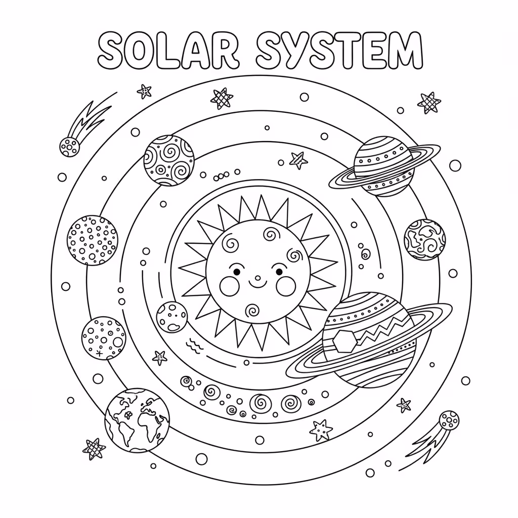 coloriage pour enfant à télécharger, niveau intermédiaire.