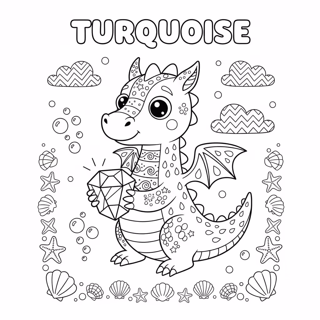 coloriage pour enfant à télécharger, niveau intermédiaire.