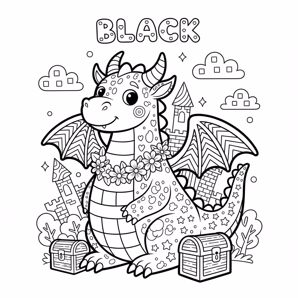 coloriage pour enfant à télécharger, niveau intermédiaire.
