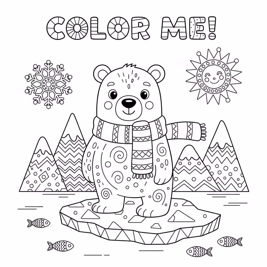 coloriage pour enfant à télécharger, niveau intermédiaire.