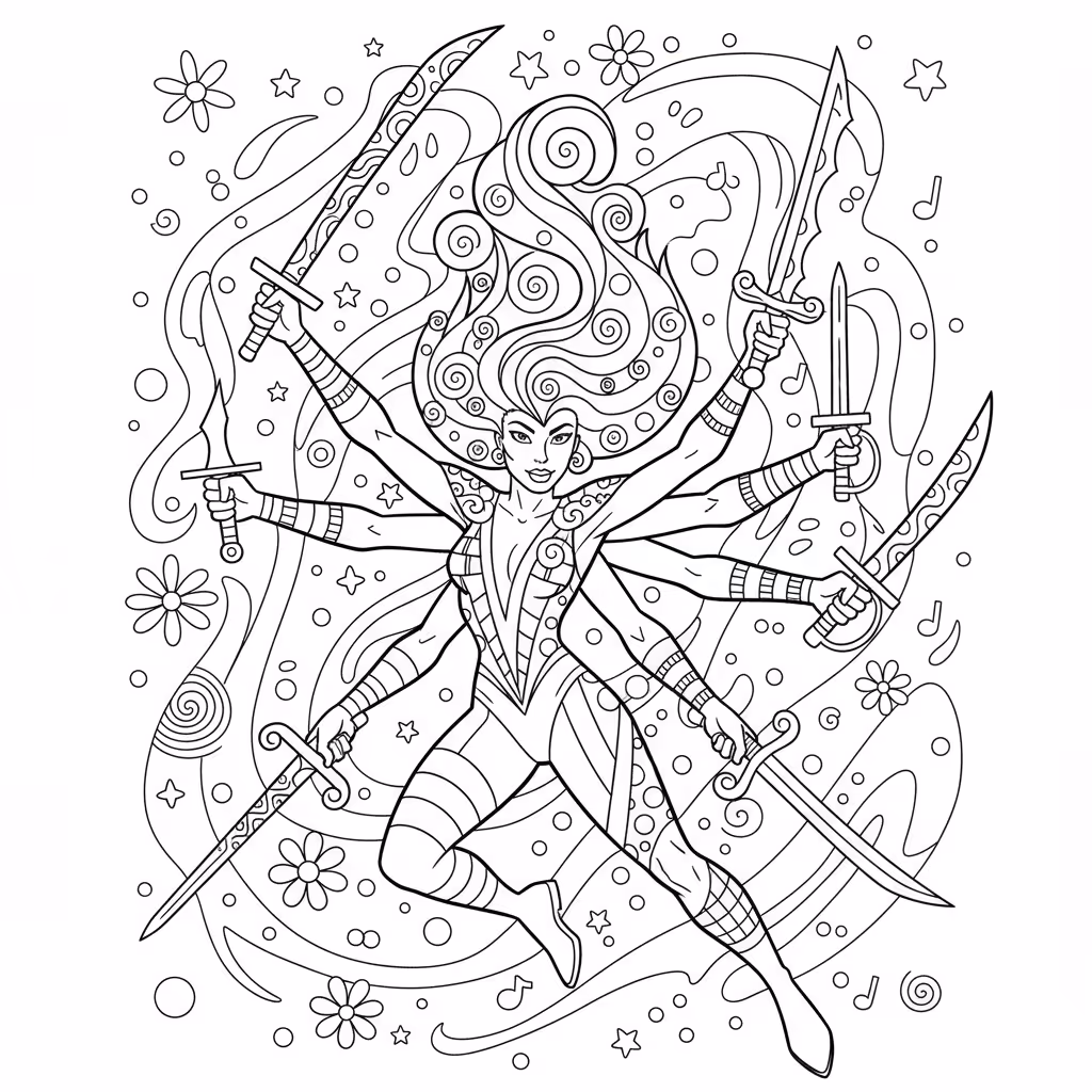 coloriage pour enfant à télécharger, niveau intermédiaire.