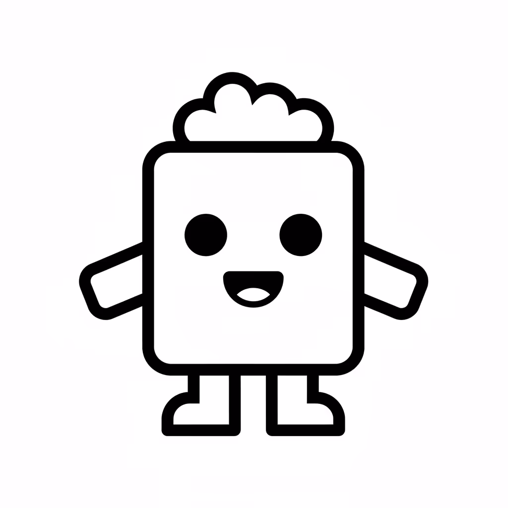 Picture of a printable coloring page showing Rectangle, level easy