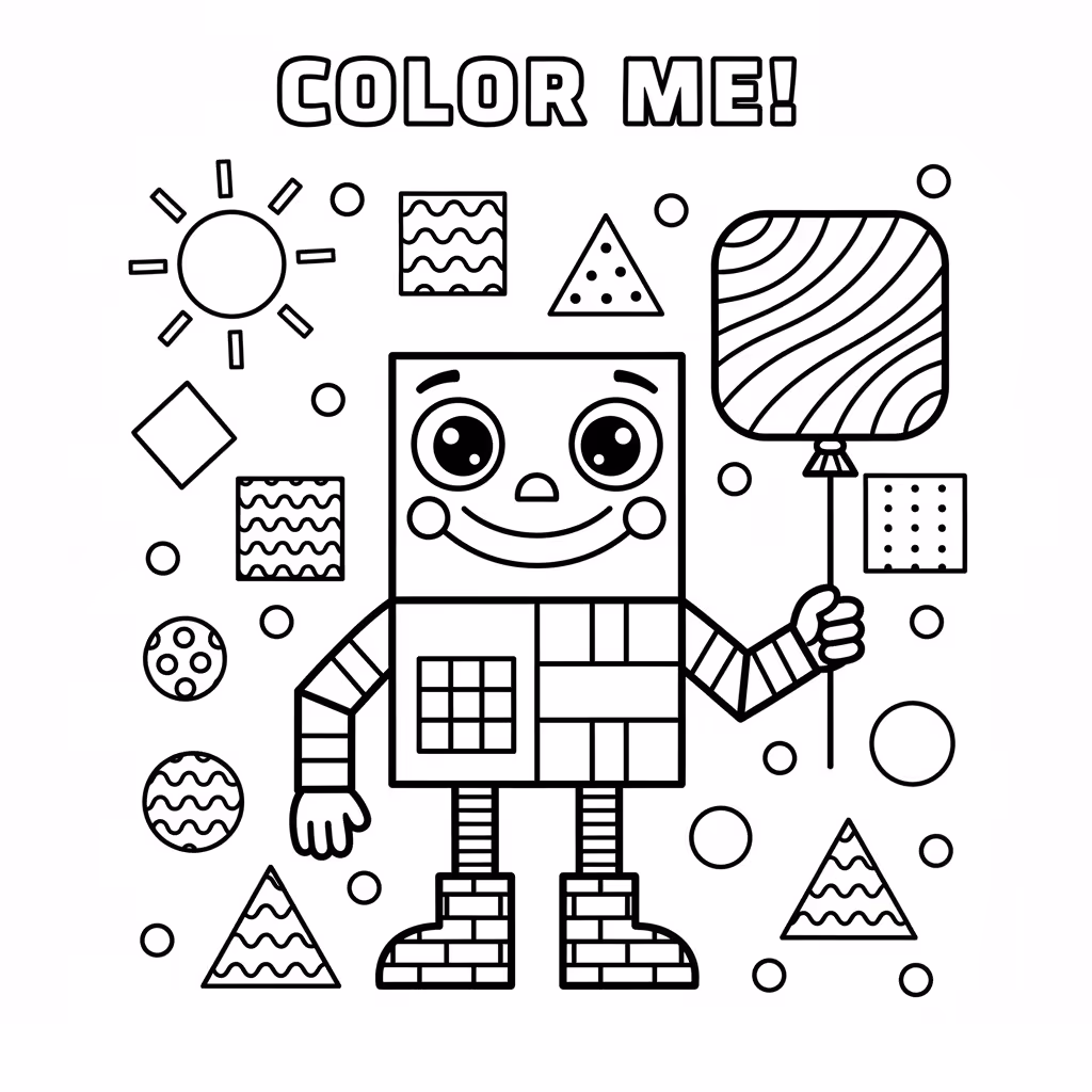 coloriage pour enfant à télécharger, niveau intermédiaire.