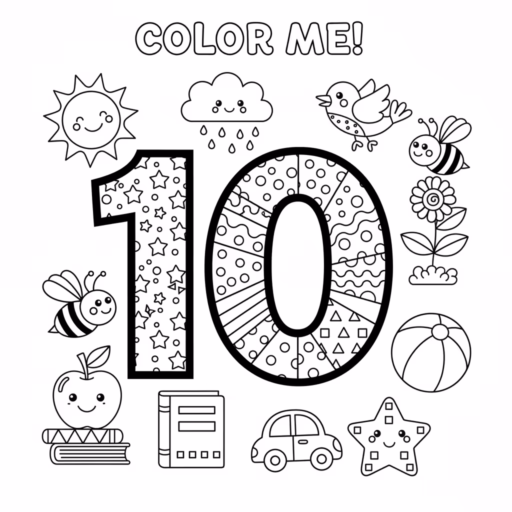 coloriage pour enfant à télécharger, niveau intermédiaire.