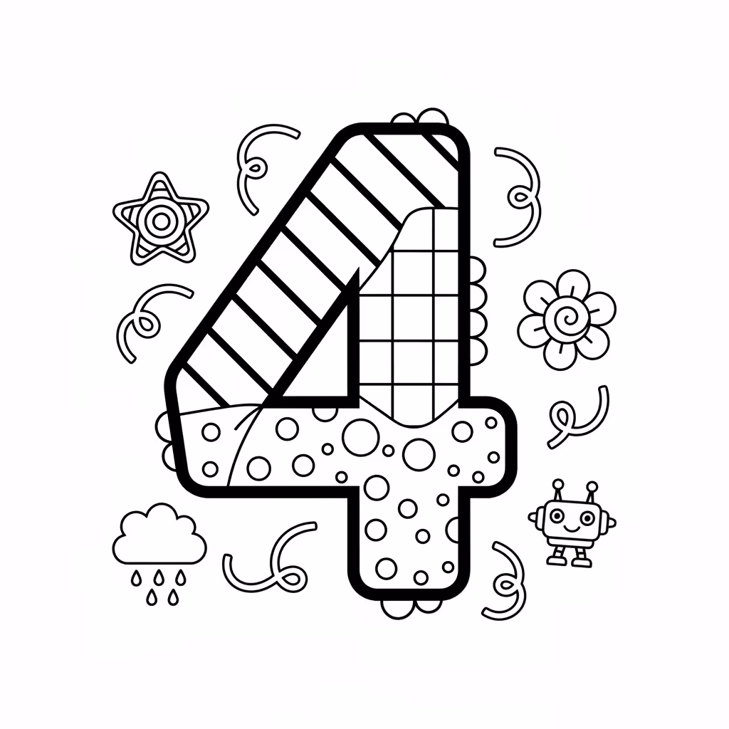 coloriage pour enfant à télécharger, niveau intermédiaire.
