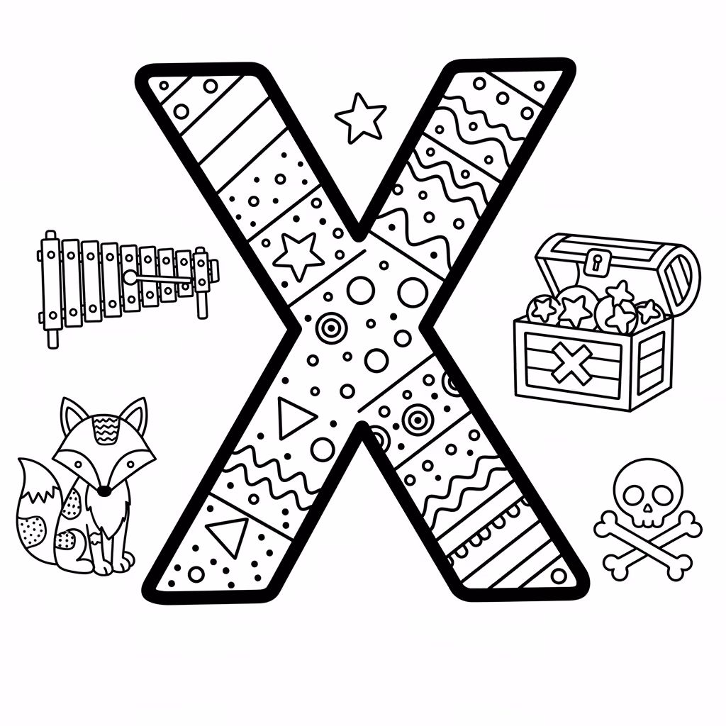 coloriage pour enfant à télécharger, niveau intermédiaire.
