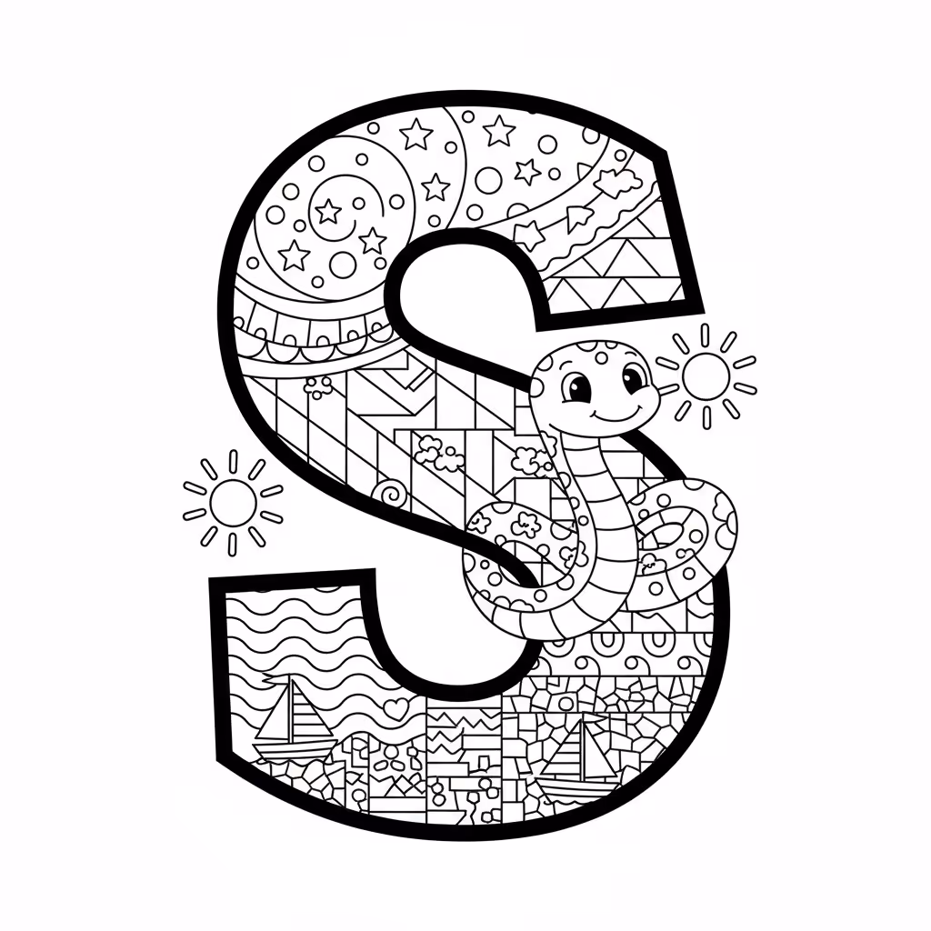 coloriage pour enfant à télécharger, niveau intermédiaire.