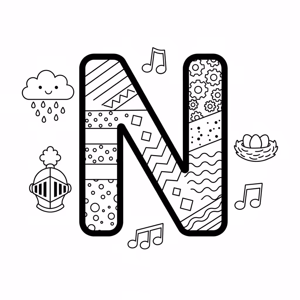 coloriage pour enfant à télécharger, niveau intermédiaire.