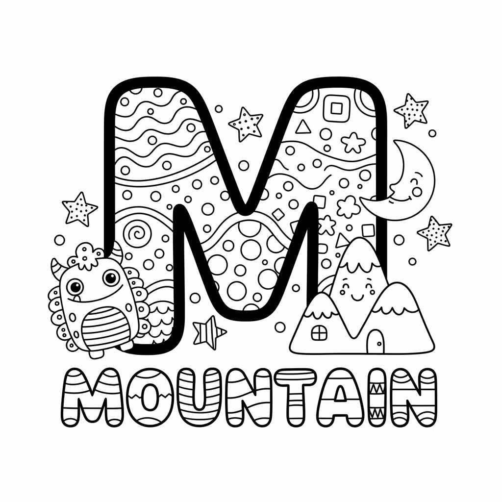 coloriage pour enfant à télécharger, niveau intermédiaire.