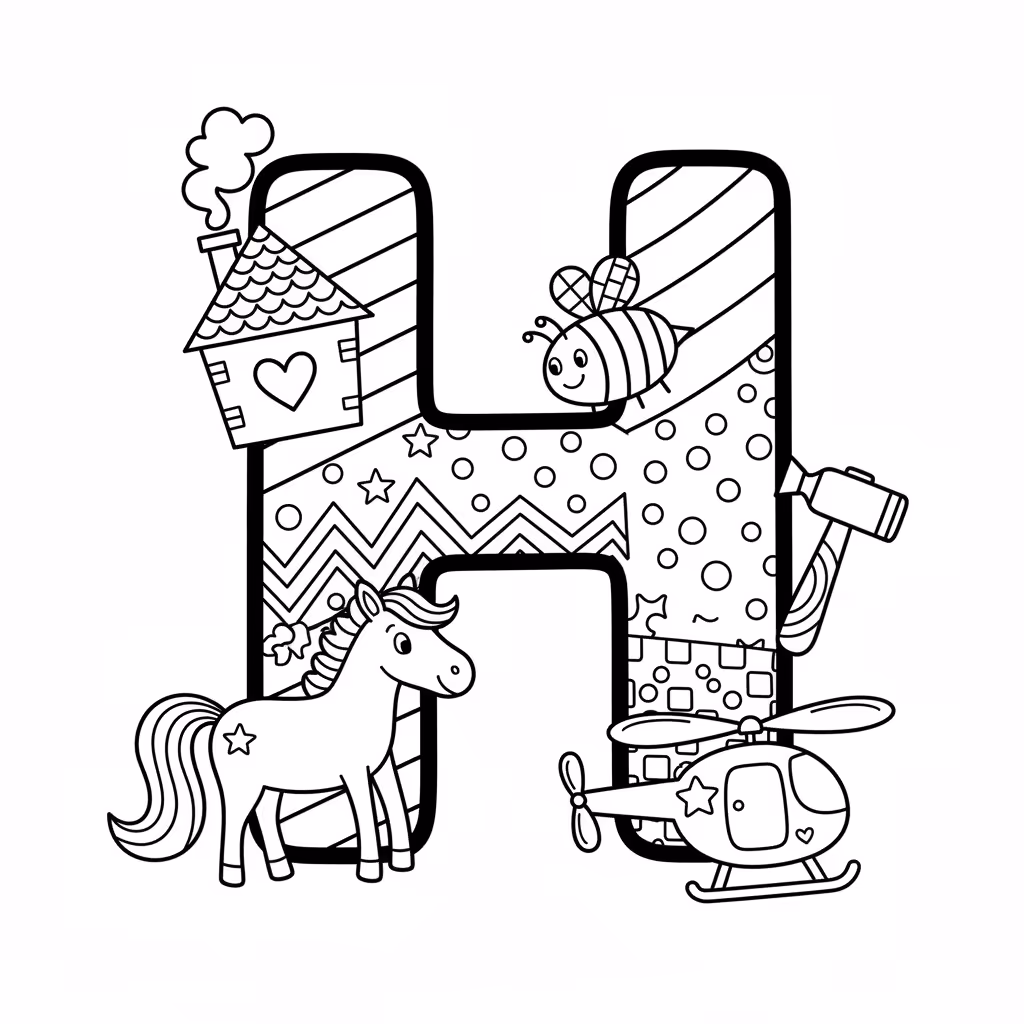 coloriage pour enfant à télécharger, niveau intermédiaire.