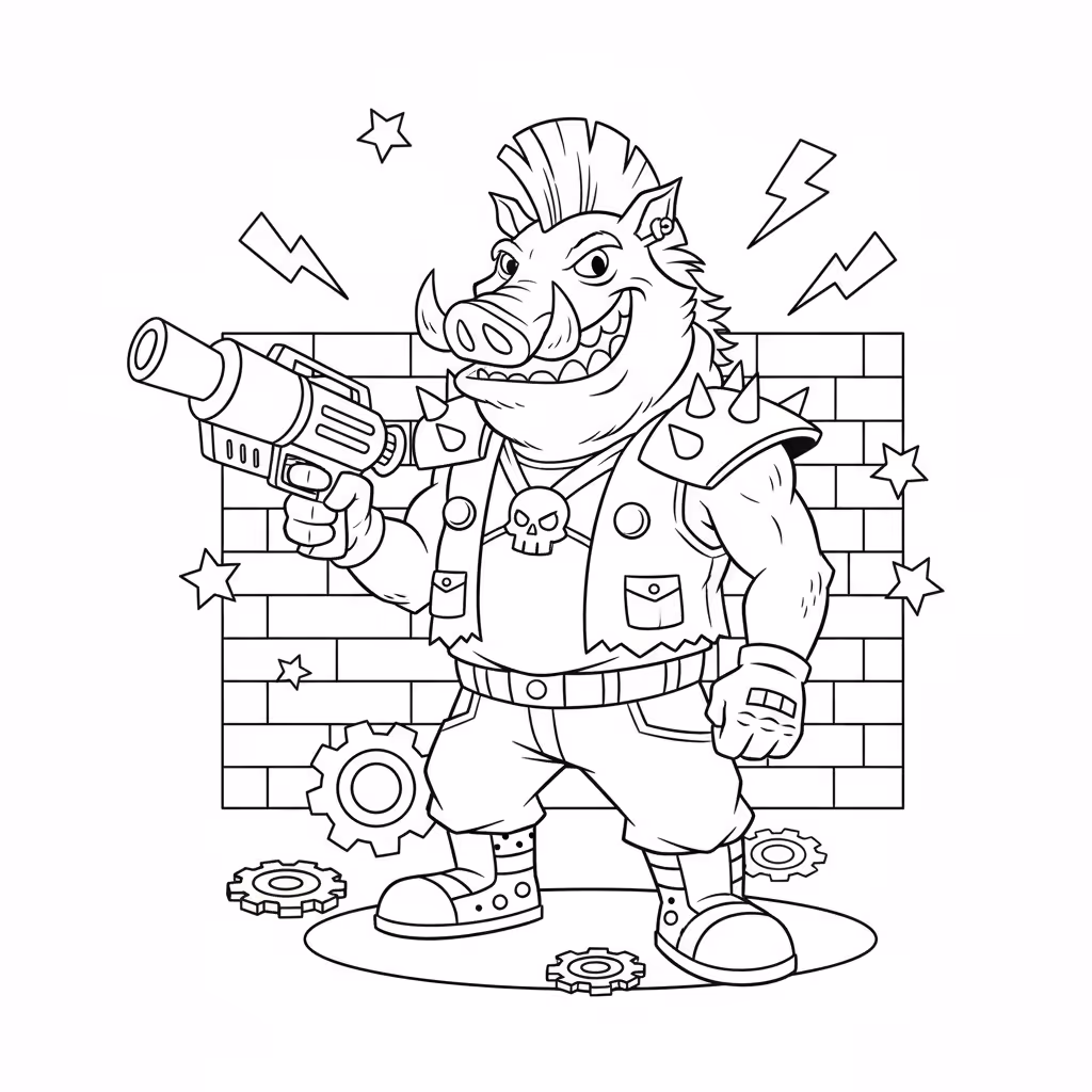 coloriage pour enfant à télécharger, niveau intermédiaire.