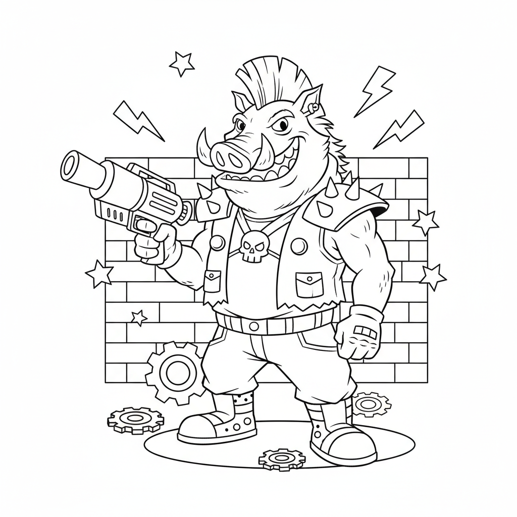 coloriage pour enfant à télécharger, niveau intermédiaire.