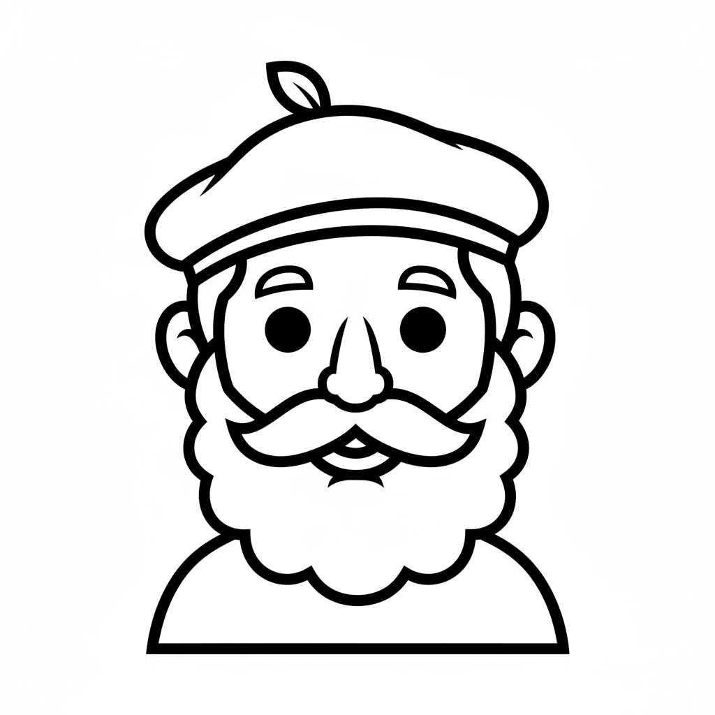 coloriage pour enfant à télécharger, niveau facile.