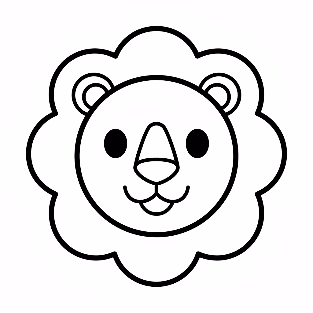 coloriage pour enfant à télécharger, niveau facile.