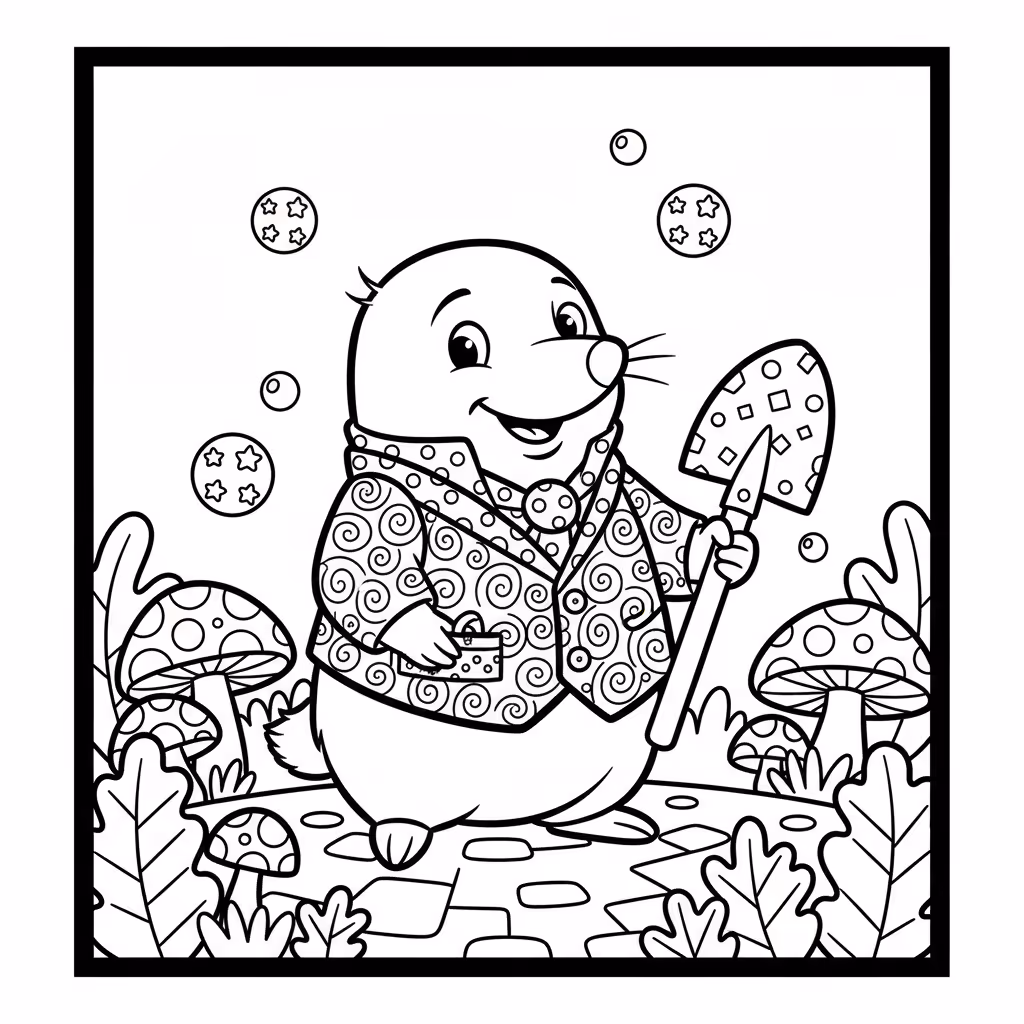 coloriage pour enfant à télécharger, niveau intermédiaire.