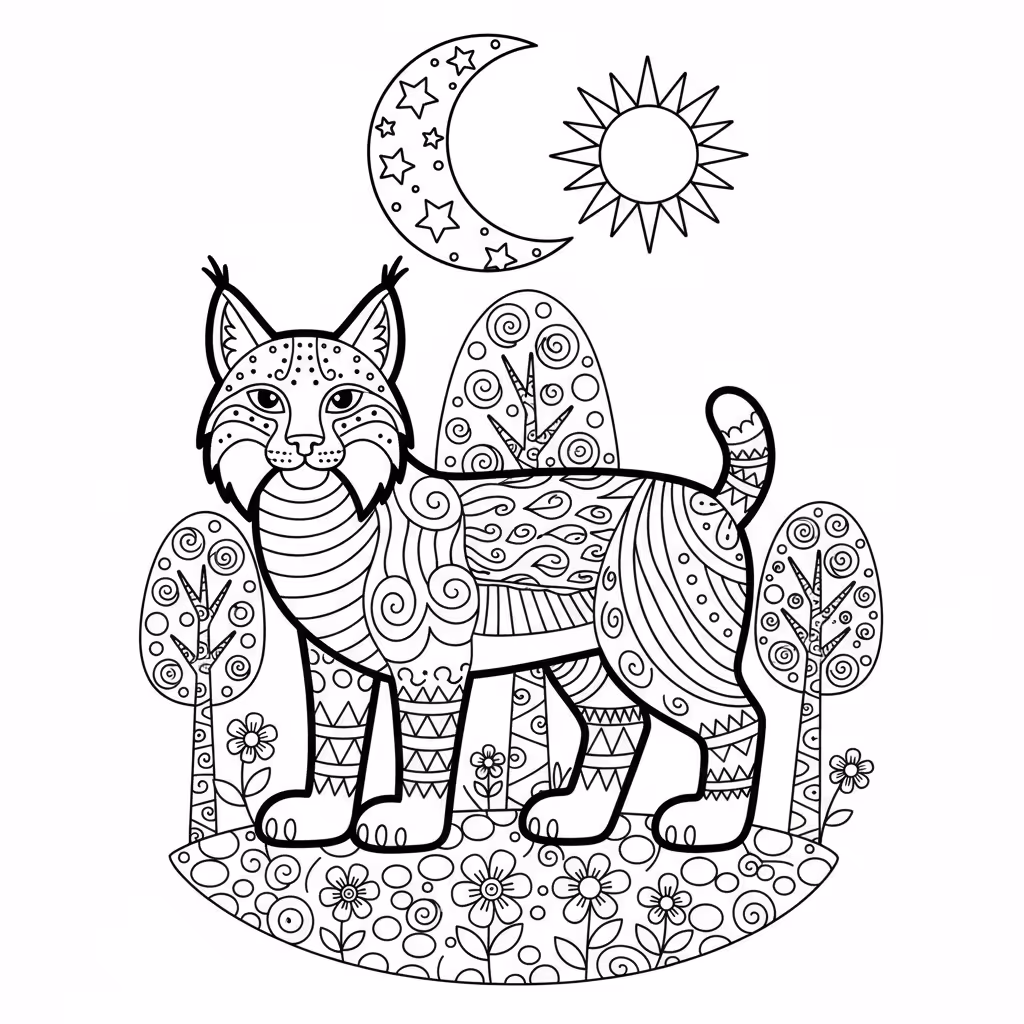 coloriage pour enfant à télécharger, niveau intermédiaire.