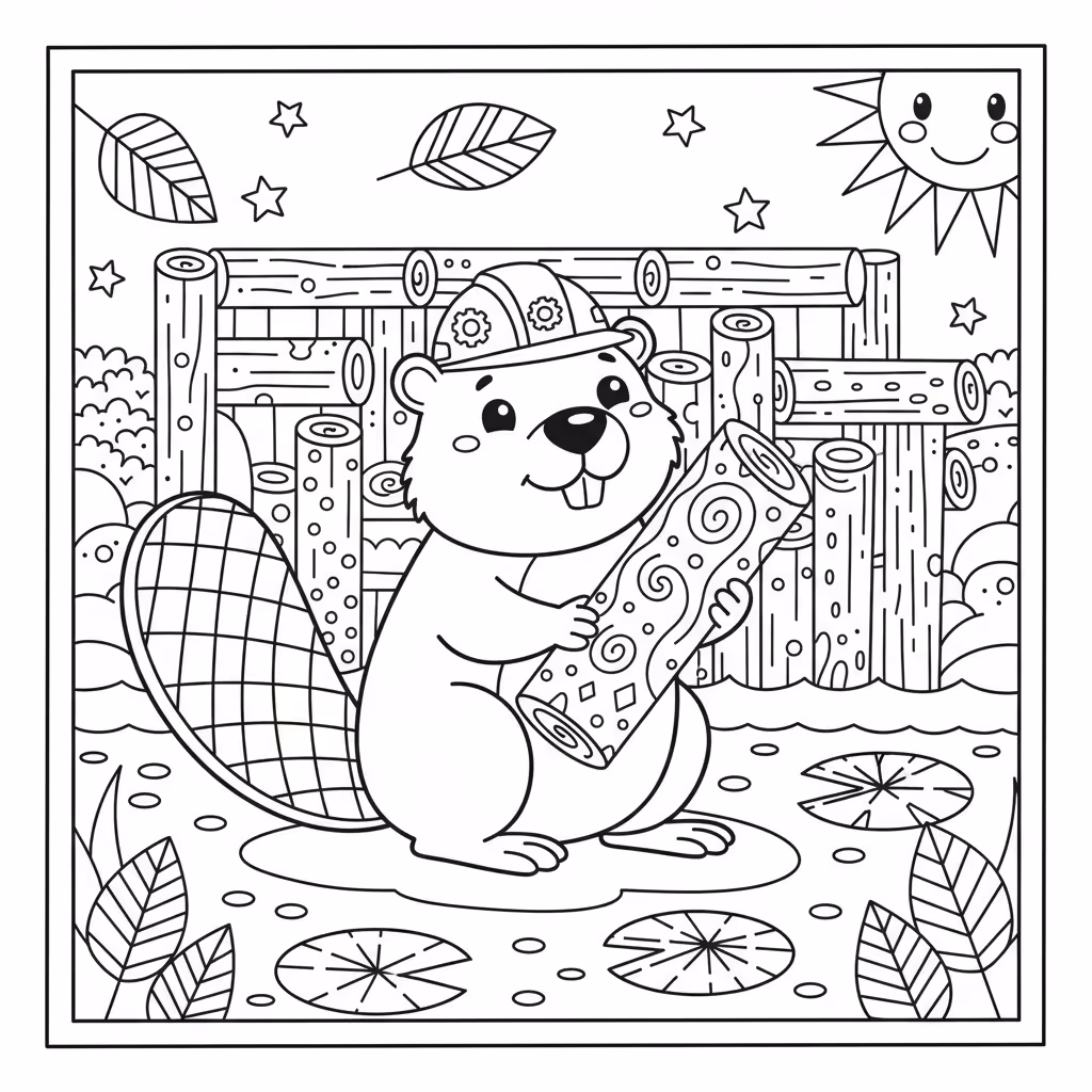 coloriage pour enfant à télécharger, niveau intermédiaire.